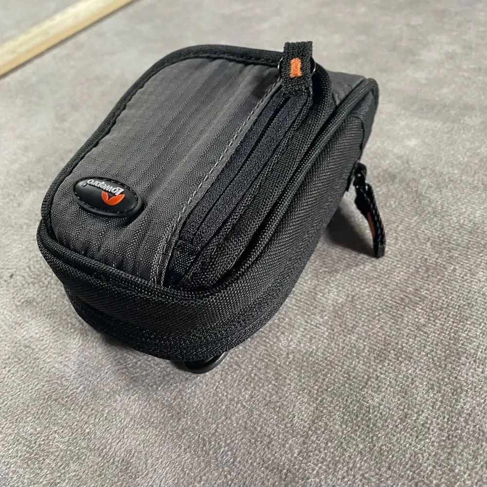Vintage Lowepro Compact Camera Case Bag Black Digital Cam Sony Nikon Camera Case